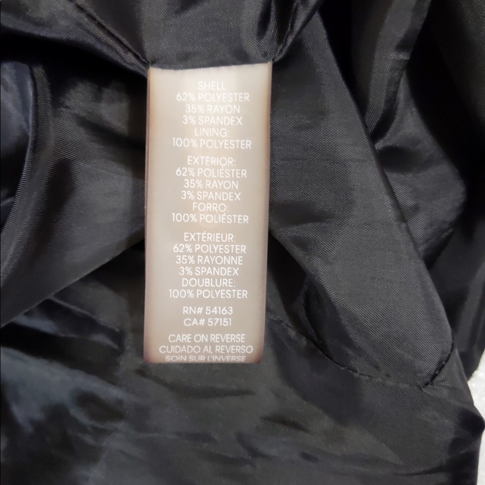 Calvin Klein Two Button Black Suit Jacket - Picture 10 of 12